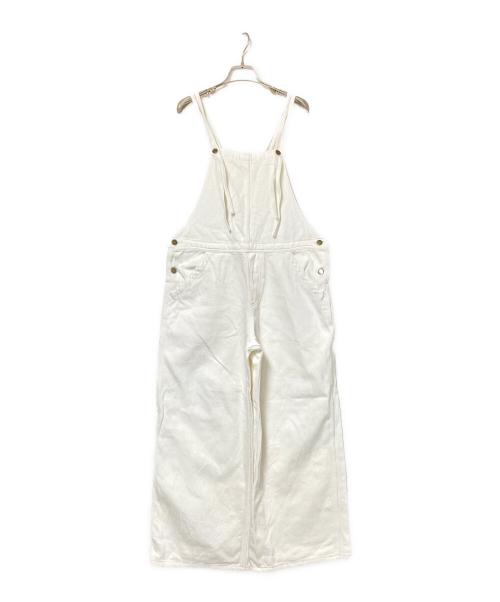 FRAMeWORK（フレームワーク）FRAMeWORK (フレームワーク) コットンヘンプサロペット ホワイト サイズ:36の古着・服飾アイテム
