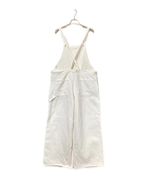FRAMeWORK（フレームワーク）FRAMeWORK (フレームワーク) コットンヘンプサロペット ホワイト サイズ:36の古着・服飾アイテム