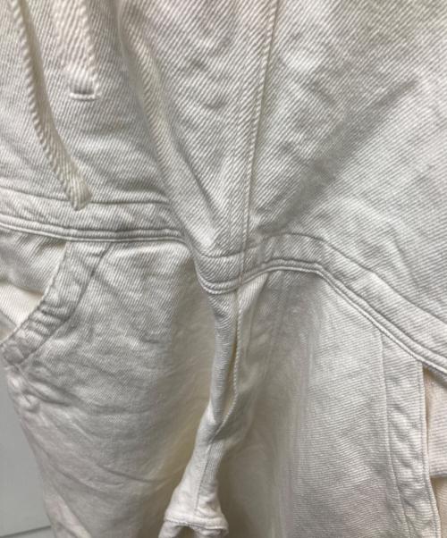 FRAMeWORK（フレームワーク）FRAMeWORK (フレームワーク) コットンヘンプサロペット ホワイト サイズ:36の古着・服飾アイテム