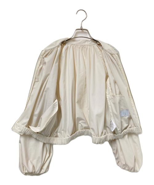 Noble（ノーブル）Noble (ノーブル) メタルタイプライターパフブルゾン ホワイト サイズ:下記参照の古着・服飾アイテム