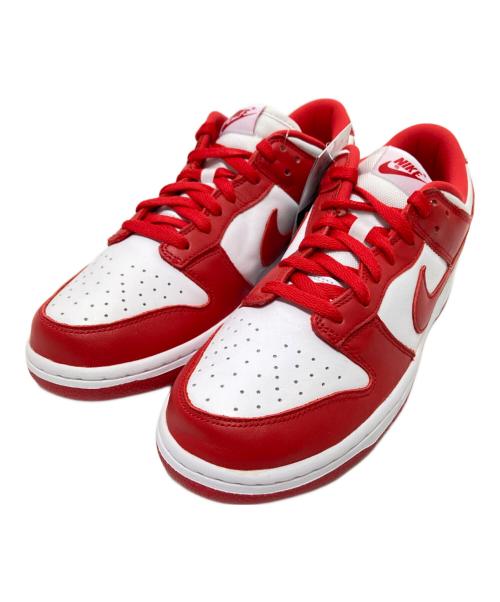 NIKE（ナイキ）NIKE (ナイキ) ローカットスニーカー ホワイト×レッド サイズ:27.0cm 未使用品の古着・服飾アイテム