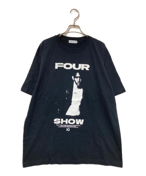 VALLAD（バラッド）VALLAD (バラッド) プリントTシャツ ブラック サイズ:XLの古着・服飾アイテム