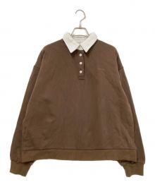 THE TOE（ザ・トゥー）の古着「Embankment Sweatshirt」｜ブラウン