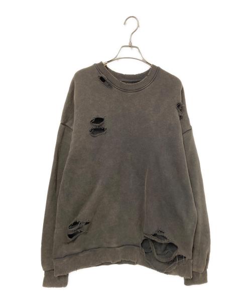 JOSE MOON（ジョゼムーン）JOSE MOON (ジョゼムーン) MOCHI DAMEGE SWEAT ブラウン サイズ:Fの古着・服飾アイテム