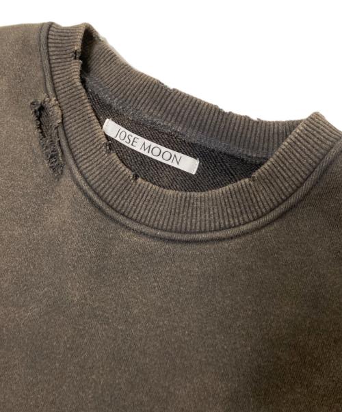 JOSE MOON（ジョゼムーン）JOSE MOON (ジョゼムーン) MOCHI DAMEGE SWEAT ブラウン サイズ:Fの古着・服飾アイテム