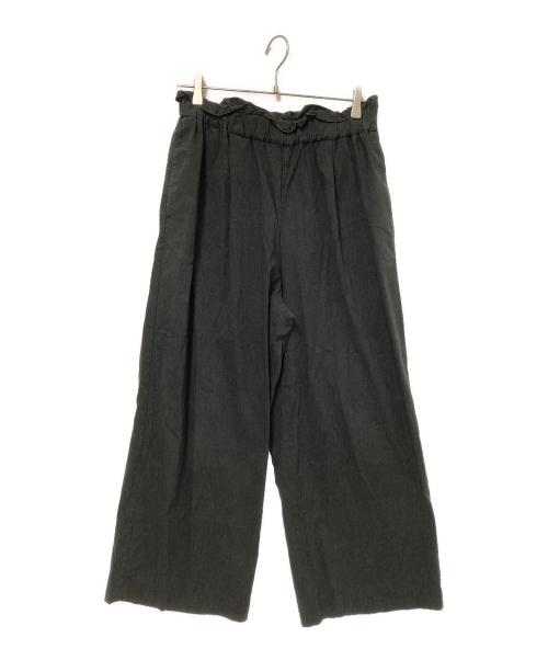 JOURNAL STANDARD（ジャーナルスタンダード）JOURNAL STANDARD (ジャーナルスタンダード) ウォッシャブルコットンリネンVISワイドパンツ ブラック サイズ:40の古着・服飾アイテム