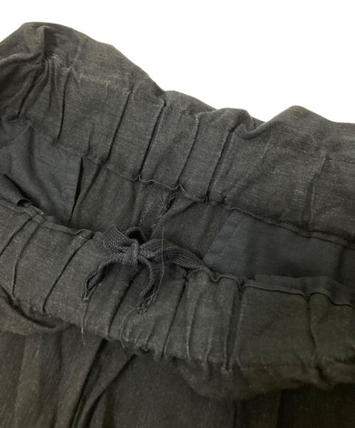 JOURNAL STANDARD（ジャーナルスタンダード）JOURNAL STANDARD (ジャーナルスタンダード) ウォッシャブルコットンリネンVISワイドパンツ ブラック サイズ:40の古着・服飾アイテム