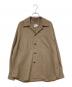 Traditional Weatherwear（トラディショナルウェザーウェア）の古着「オープンカラーシャツ」｜ベージュ×ブラウン