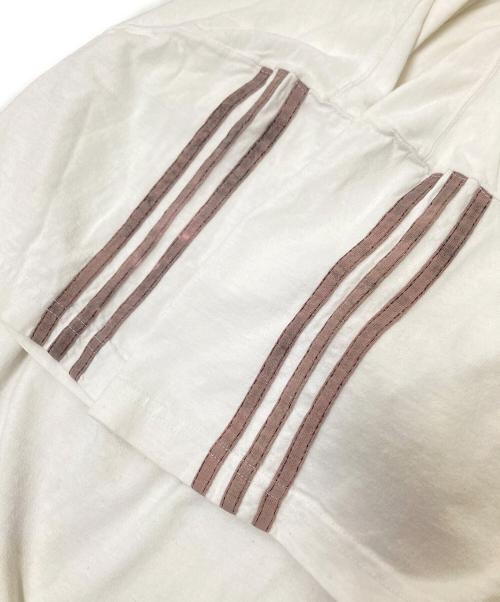 adidas（アディダス）adidas (アディダス) ロゴ刺繍Tシャツ ホワイト サイズ:US:Lの古着・服飾アイテム