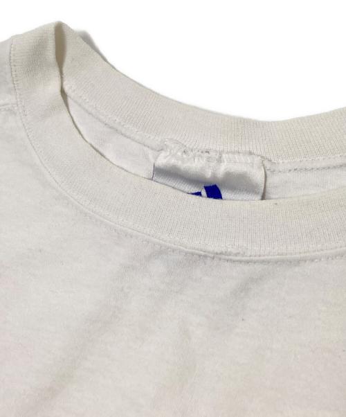 adidas（アディダス）adidas (アディダス) ロゴ刺繍Tシャツ ホワイト サイズ:US:Lの古着・服飾アイテム