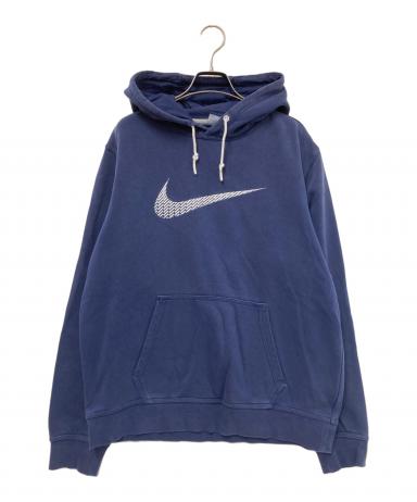 中古・古着通販】NIKE (ナイキ) ロゴ刺繍パーカー ネイビー サイズ:L
