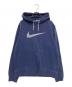 NIKE（ナイキ）の古着「ロゴ刺繍パーカー」｜ネイビー