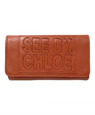 see buy chloe長財布 中古・古着通販】SEE BY CHLOE (シーバイクロエ) 長財布 ブラウン