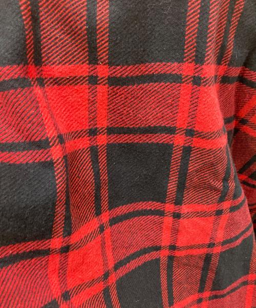 OFFWHITE（オフホワイト）OFFWHITE (オフホワイト) CHECK SHIRT レッド×ブラック サイズ:Sの古着・服飾アイテム