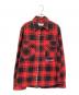 OFFWHITE（オフホワイト）の古着「CHECK SHIRT」｜レッド×ブラック