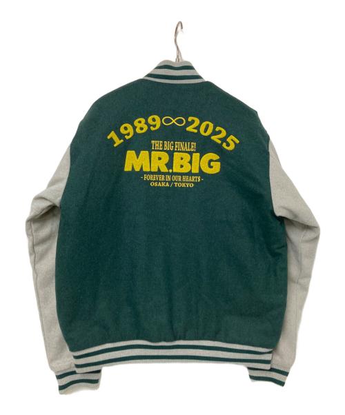 Mr.BIG（ミスター・ビッグ）Mr.BIG (ミスター・ビッグ) スタジャン グリーン サイズ:Mの古着・服飾アイテム