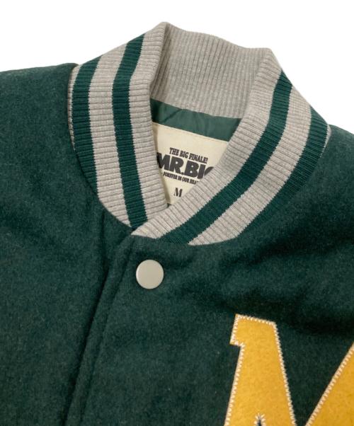Mr.BIG（ミスター・ビッグ）Mr.BIG (ミスター・ビッグ) スタジャン グリーン サイズ:Mの古着・服飾アイテム