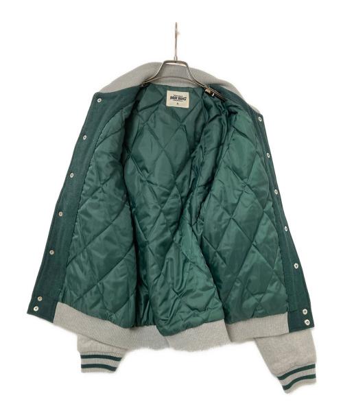 Mr.BIG（ミスター・ビッグ）Mr.BIG (ミスター・ビッグ) スタジャン グリーン サイズ:Mの古着・服飾アイテム