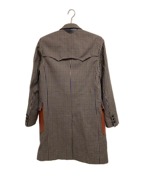 COACH（コーチ）COACH (コーチ) WOOL CHESTER FIELD COAT ベージュ×ブルー サイズ:44の古着・服飾アイテム