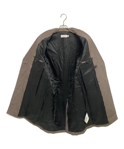 COACH（コーチ）COACH (コーチ) WOOL CHESTER FIELD COAT ベージュ×ブルー サイズ:44の古着・服飾アイテム