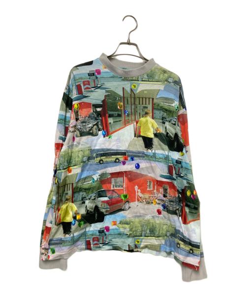 wataru tominaga（ワタル トミナガ）wataru tominaga (ワタル トミナガ) ロングスリーブTシャツ マルチカラー サイズ:2の古着・服飾アイテム