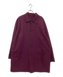 Cale（カル）の古着「Wool Felt Coat/縮絨ウールコート」｜パープル