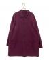 Cale（カル）の古着「Wool Felt Coat/縮絨ウールコート」｜パープル