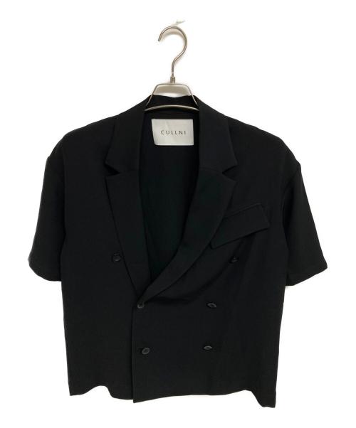 CULLNI（クルニ）CULLNI (クルニ) STUDIOUS (ステュディオス) SHORT SLEEVE TAILORED JACKET ブラック サイズ:1の古着・服飾アイテム