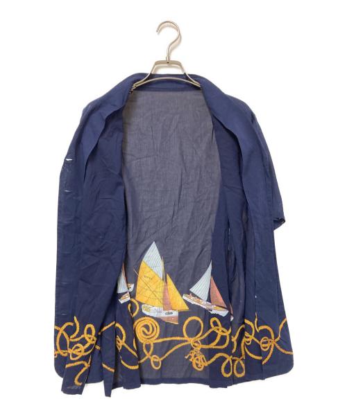 Christian Dior Sports（クリスチャン ディオールスポーツ）Christian Dior Sports (クリスチャン ディオールスポーツ) オープンカラーシャツ ネイビー サイズ:Mの古着・服飾アイテム