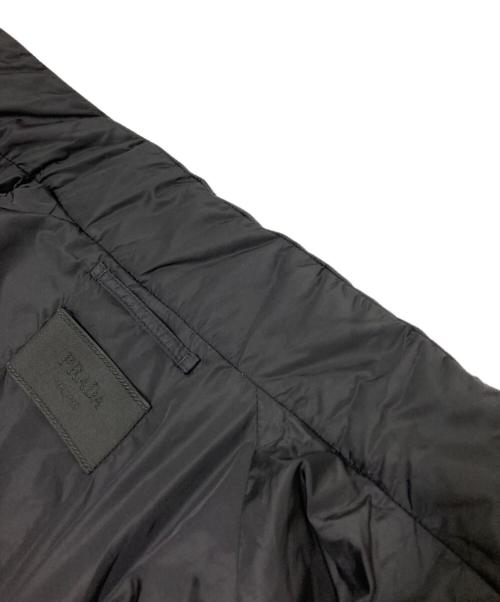 PRADA（プラダ）PRADA (プラダ) トライアングルプレートキルティングジャケット ブラック サイズ:50の古着・服飾アイテム