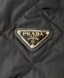 中古・古着 PRADA (プラダ) トライアングルプレートキルティングジャケット ブラック サイズ:50：75000円