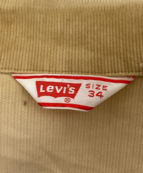 LEVI'S（リーバイス）LEVI'S (リーバイス) 70‘S4th型コーデュロイトラッカージャケット ベージュ サイズ:34の古着・服飾アイテム