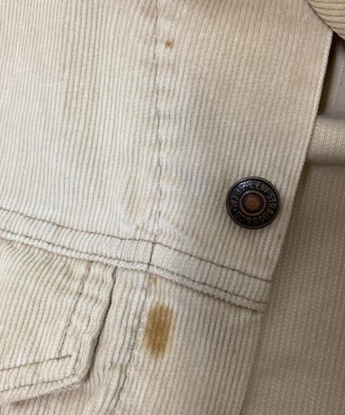 LEVI'S（リーバイス）LEVI'S (リーバイス) 70‘S4th型コーデュロイトラッカージャケット ベージュ サイズ:34の古着・服飾アイテム