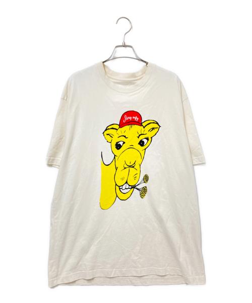 STORY mfg（ストーリーエムエフジー）STORY mfg (ストーリーエムエフジー) GRATEFUL TEE SS ラクダ ベージュ サイズ:Lの古着・服飾アイテム