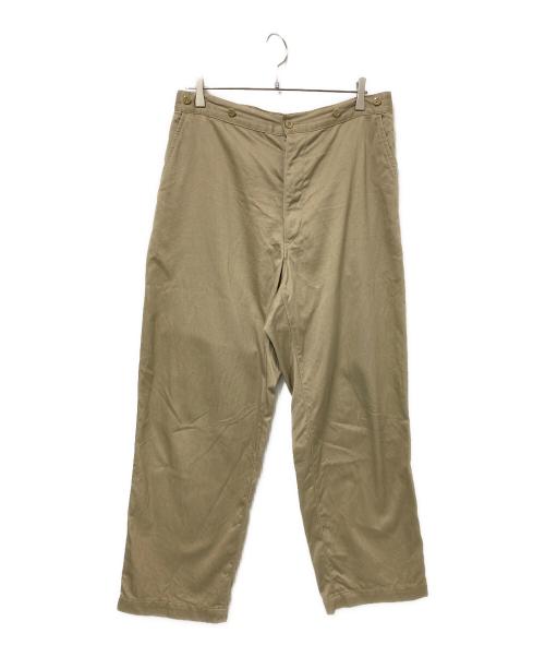COMOLI（コモリ）COMOLI (コモリ) コットンリネン オーバーパンツ - Camel ベージュ サイズ:3の古着・服飾アイテム
