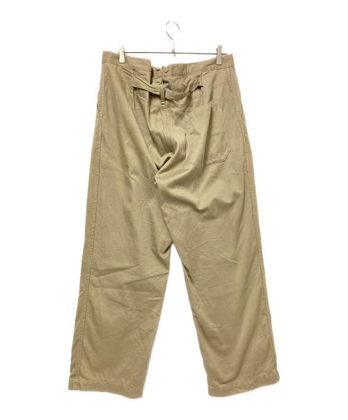 COMOLI（コモリ）COMOLI (コモリ) コットンリネン オーバーパンツ - Camel ベージュ サイズ:3の古着・服飾アイテム