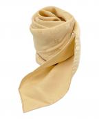 LOUIS VUITTONルイ ヴィトン）の古着「モノグラム大判シルクスカーフ」｜ベージュ