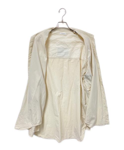 Knuth Marf（クヌースマーフ）Knuth Marf (クヌースマーフ) ラベル オーバーシャツ ベージュ サイズ:FREEの古着・服飾アイテム