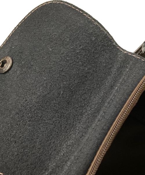 LONGCHAMP（ロンシャン）LONGCHAMP (ロンシャン) ルプリアージュエナメルハンドルバッグ ブラウン サイズ:下記参照の古着・服飾アイテム