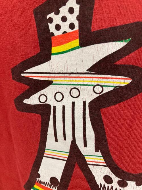 stussy（ステューシー）stussy (ステューシー) SロゴTシャツ レッド サイズ:Lの古着・服飾アイテム