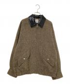 Ameriアメリ）の古着「UND TWEED WORK DETAIL BLOUSON」｜ブラウン