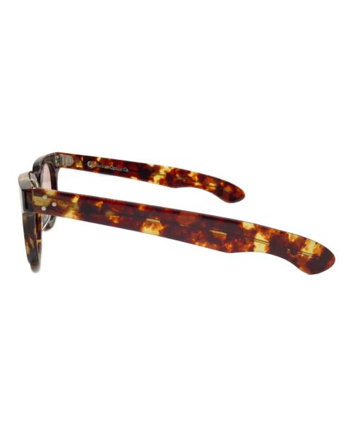 Harman Optical Co.（ハーマンオプティカル）Harman Optical Co. (ハーマンオプティカル) セルロイドフレームサングラス ブラウン サイズ:下記参照の古着・服飾アイテム