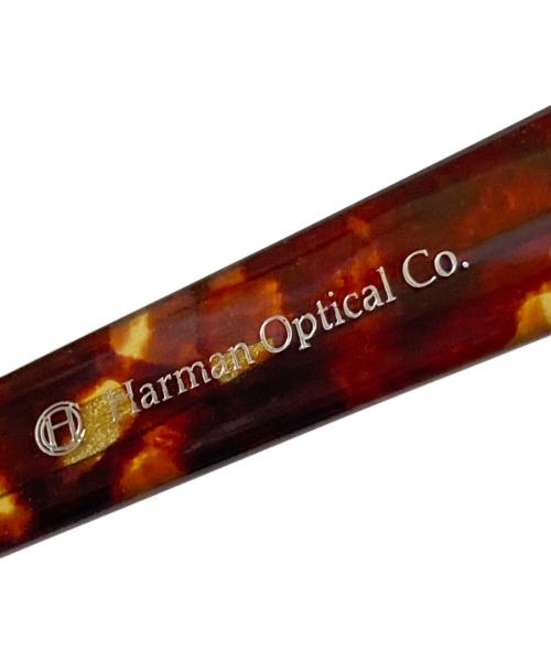 Harman Optical Co.（ハーマンオプティカル）Harman Optical Co. (ハーマンオプティカル) セルロイドフレームサングラス ブラウン サイズ:下記参照の古着・服飾アイテム