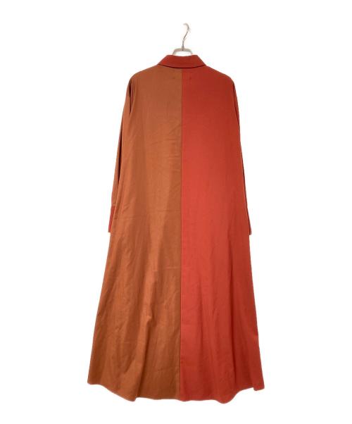 UNITED TOKYO（ユナイテッドトーキョー）UNITED TOKYO (ユナイテッドトーキョー) バイカラーワンピース レッド サイズ:1の古着・服飾アイテム