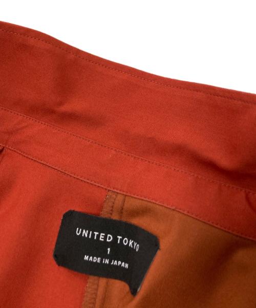 UNITED TOKYO（ユナイテッドトーキョー）UNITED TOKYO (ユナイテッドトーキョー) バイカラーワンピース レッド サイズ:1の古着・服飾アイテム