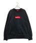 SUPREME（シュプリーム）の古着「Box logo Crewneck Sweatshirt」｜ブラック×レッド