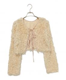 SLY（スライ）の古着「2WAY SHEER FEATHER」｜アイボリー