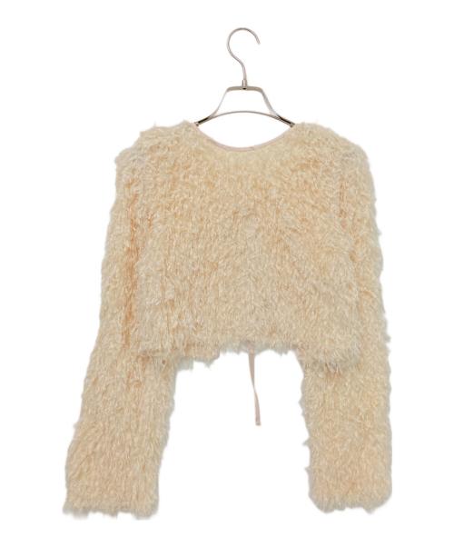 SLY（スライ）SLY (スライ) 2WAY SHEER FEATHER アイボリー サイズ:FREEの古着・服飾アイテム