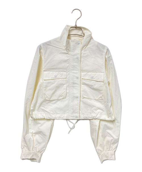 moussy（マウジー）moussy (マウジー) CROPPED CARGO ジャケット ホワイト サイズ:FREEの古着・服飾アイテム