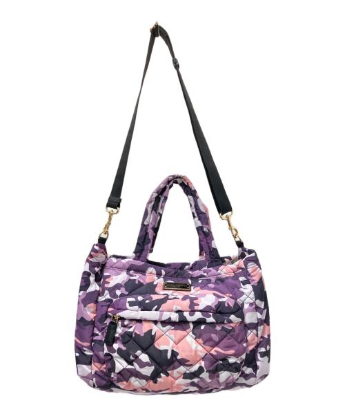 MARC JACOBS（マークジェイコブス）MARC JACOBS (マークジェイコブス) カモ柄2WAYバッグ パープル サイズ:下記参照の古着・服飾アイテム